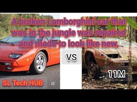#☠️A video of restoring an old vehicle like new Lambogini #11million 😎Viral