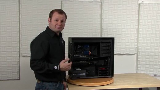 Corsair Obsidian Series Black 550D Mid Tower Computer Case