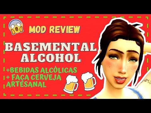 MOD BASEMENTAL ALCOHOL 🍸✨ | Mod Review - THE SIMS 4