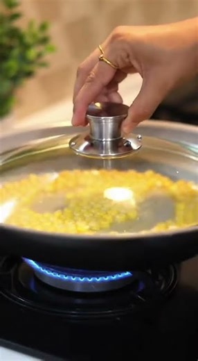 Three-in-one popcorn, special corn kernels pop like never before #popcorn #snacktime #corn