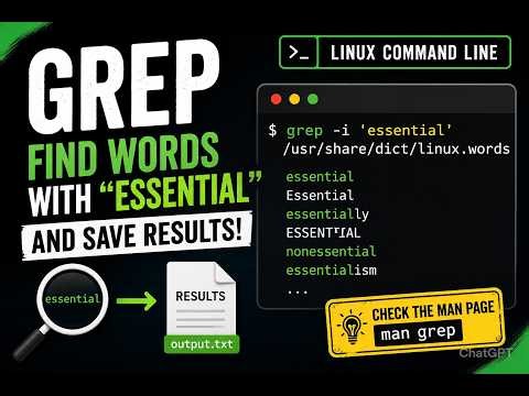 (5/20) - Linux Command Line Basics: grep Explained
