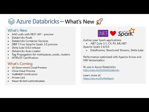 Azure Databricks and Spark- What's new & best practices | INT127A