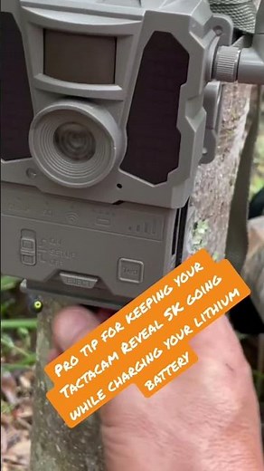 How to keep your Tactacam Reveal SK going while charging your lithium battery. ‪@RevealbyTactacam‬