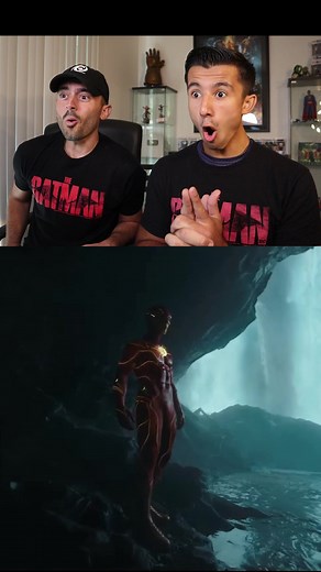 THE FLASH TEASER TRAILER REACTION!😱⚡️ @bradrlambert #supes #theflash #flash #movie #dc #superhero #reaction #batman #film #comic