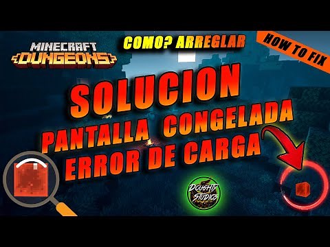 SOLUCION pantalla congelada de carga tutorial como Arreglar Error de inicio en Minecraft Dungeons