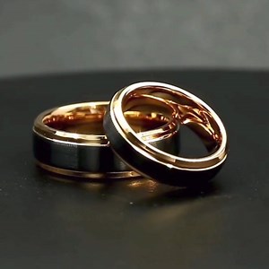 40% Off Second Ring❗Black & Rose Gold Plated Tungsten Carbide Rings. Available in 6mm & 8mm. Scratch-resistant & Tarnish-resistant. Hypoallergenic. Permanently Polished. Product ID: Finnick Rings View at https://www.tiara.com.sg/products/finnick-tungsten-ring www.Tiara.com.sg | Tiara.com.sg | Facebook