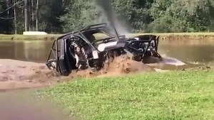 When the road ends, the fun begins! 😂 Join us, if you're crazy about ATV mud riding! | Finntrail. Powersports