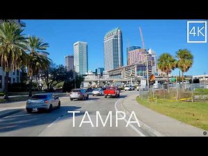 Tampa 4K Drive | Bayshore Blvd & Ybor City | Scenic Coastal City Driving Tour