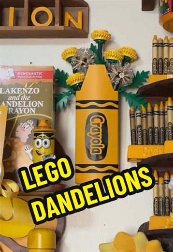 LEGO Dandelion Crayon Flower Set Unveiled