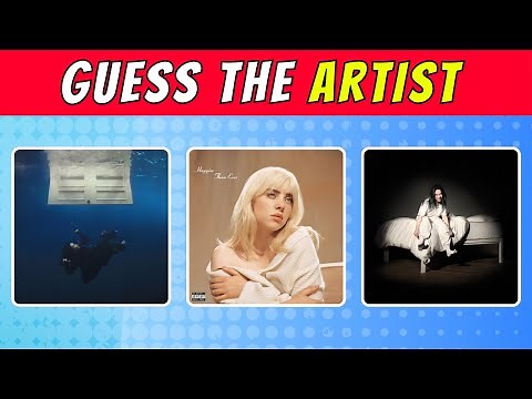 GUESS THE ARTIST BY THEIR ALBUMS (2025) | QUIZ WAVEZ