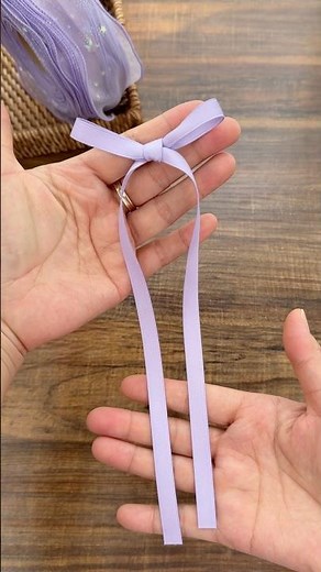 How to Make a Skinny Long Ribbon Bow | Easy DIY Hair Bow Tutorial for Beginners