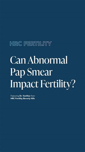 Can an abnormal pap smear affect fertility or IVF? Hearing that a Pap smear is abnormal can bring up many questions. In this reel, Dr. VanHise explains how follow-up care is typically approached after an abnormal pap smear, and how these findings may be discussed in the context of fertility treatment. Understanding your results can help you feel more prepared when planning next steps. Curious to learn more? Request a consultation at havingbabies.com. | HRC Fertility | Facebook