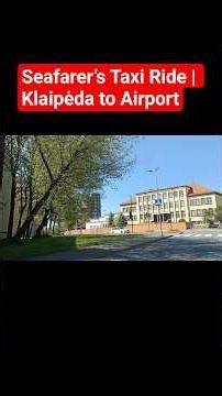 Seafarer’s Taxi Ride | Klaipėda to Airport#klaipeda#lithuania#ytshorts#youtubeshorts#lithuaniatravel