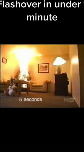 Room flashover #foryoupage #flashover #firefighter #fyp | flashover