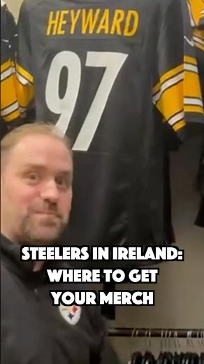 Steelers in Ireland: pro shop for Steelers merch