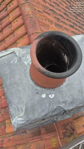 Chimney Flaunching Made Entirely of Lead?! Proper Craftsmanship