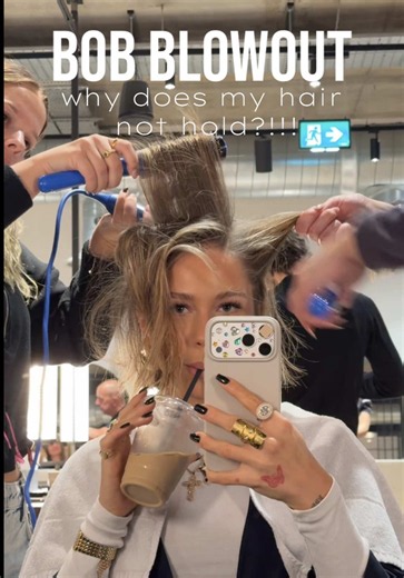 Thank you so much @Hershesons for styling my bob and thank you @Kérastase for inviting me 🥹 I literally can’t believe this is even happening to me thank you!!! #bob #blowout #kerastase #hershesons