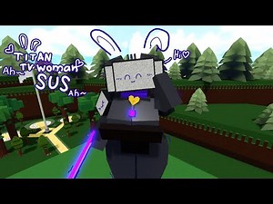 Titan tv woman l like a Sus 😏 New l Build a boat for treasure l Roblox New