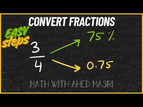 How to Convert Fractions to Percent and Decimal Fast