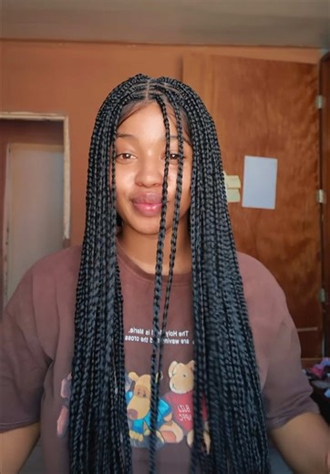 Estava com saudades de tranças então pensei nessa peruca de tranças 🥰#tutorial #peruca #tranças #fyp