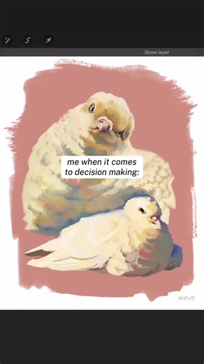 The Struggle of Decision Making in Digital Art