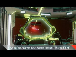 Chaotic First Attempt at AX Restore Mission - Thargoid "FPS" | Raw Footage | Elite Dangerous Odyssey