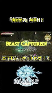 【FF14】新ジョブ「魔獣使い」になりました！ #ff14 #shorts