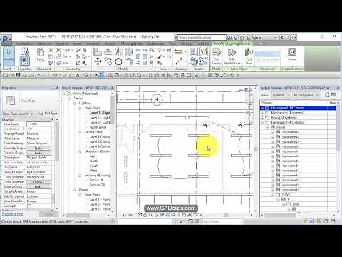 REVIT LIGHTING PROJECT 07 SWITCHES AND SYSTEMS