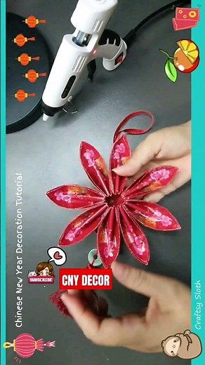 DIY red packet Angpow craft 简单新年红包灯笼制作 Chinese New Year lantern tutorial #简单摺紙 #origami #shorts