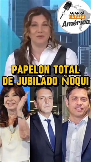 PAPELON TOTAL DEL JUBILADO ÑOQUI #agarralapala #milei #kirchnerismo #argentina