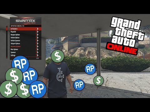 GTA 5 Online PC: 1.46 FREE MOD MENU (MONEY +RP) DOWNLOAD & TUTORIAL - SYNTAX V1.4