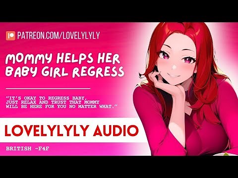 ASMR - Mommy Helps Her Baby Girl Regress F4F [Cuddles][Head Scratchies][Doting][MDLG][Rain]