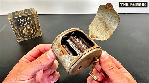 1920's Vintage Razor Blade Sharpener 'Twinplex' - Restoration