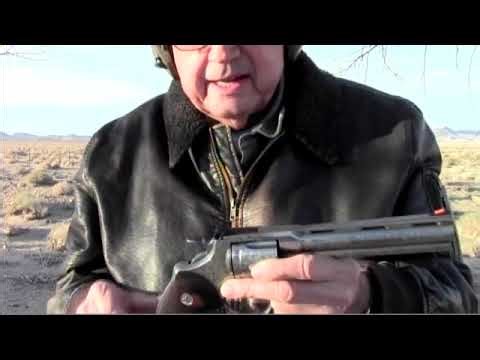 #208 Shooting a SS Colt Python 6" Brl Factory Engraved 357 Mag Revolver with Dr Jim Phillips