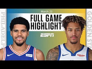 Philadelphia 76ers vs. Golden State Warriors [FULL GAME HIGHLIGHTS] | NBA on ESPN