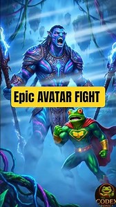 Avatar Warriors Attack Frog Hero 😱💥#shorts