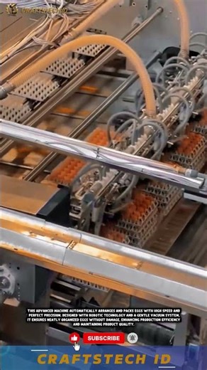 Automatic Egg Arranging & Packing Machine – Craftstech ID 🥚📦 #automaticmachine #industrialtechnology