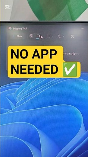 Windows Screen Recorder (Snipping Tool) | No App Needed