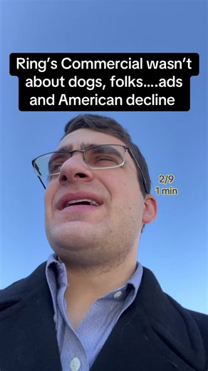 All of it felt so contrived and evil. The ring camera ad in particular was *disturbing. * Cant believe we’ve normalized a camera on your doorstep that can perfectly recognize faces. That commercial was not about dogs. #news #superbowl #commercials