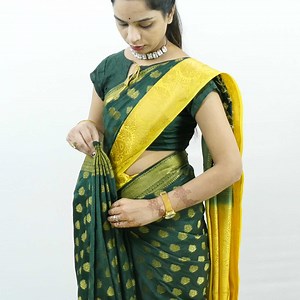 8K views · 114 reactions | Banarasi silk saree draping for wedding step by step. | Shakun She Fashion | Facebook