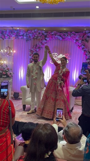 Happy bride ever seen | #bride #groom #fun #marriage #wedding #couple #newlywed #khana #dinner #love