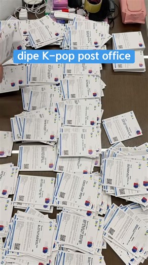 dipe K-pop postcards are ready to ship worldwide 📮 Feels like working at a K-pop post office today. #kpop #photoranking #postcard #dipe #dispatch join here 💌 www.dipe.app