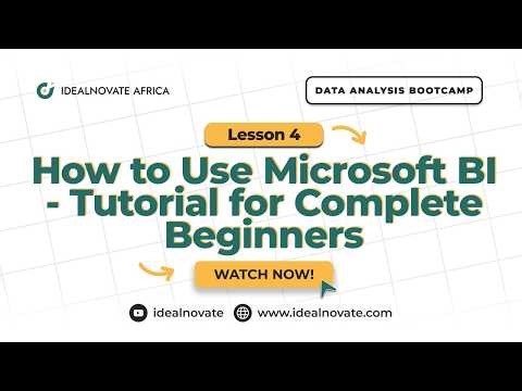 06. How to use Microsoft Power BI- Tutorial For Complete Beginners- Lesson 5