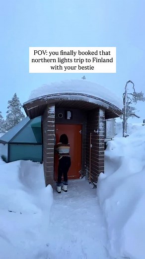12K views · 2.9K reactions | You, me, a glass igloo in Finland? ...