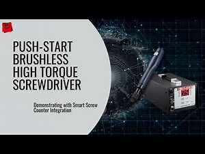 Kilews Brushless Electric Screwdriver Demo with Smart Screw Counter | Real-Time Integration