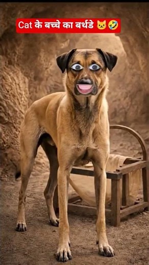 Cat के बच्चे का बर्थडे 🐱🤣#Thetharjaanwar#shorts #comedy #funny #viralshots#Thetharpuns #dog