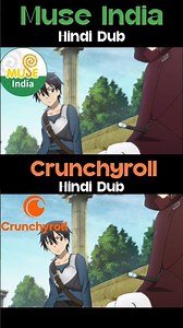 sword art online hindi dub Crunchyroll VS. SAO muse india Hindi Dubbing new anime😉😈
