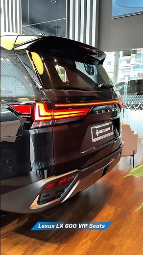Lexus LX600 VIP Seats 2025 Review Black Edition