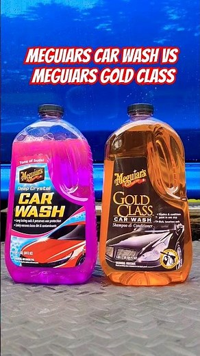 $8 Meguiars Car Wash vs $12 Meguiars Gold Class 🧼