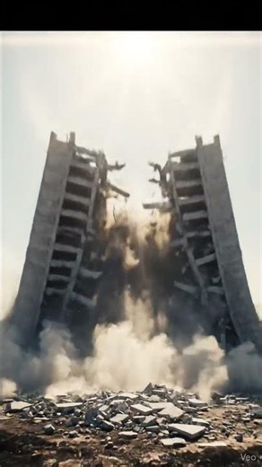 Perfect Building Demolition #shorts